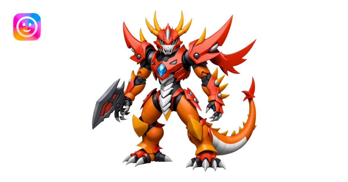 Digitigrade Cool Badass Wargreymon-Guilmon-Pokémon-Digimon-Fakémon ...