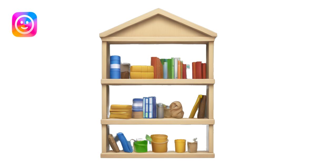 Building shelves emoji | AI Emoji Generator