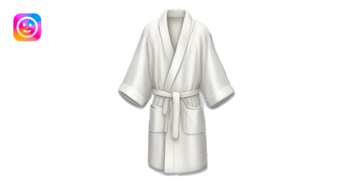 silk bathrobe emoji | AI Emoji Generator