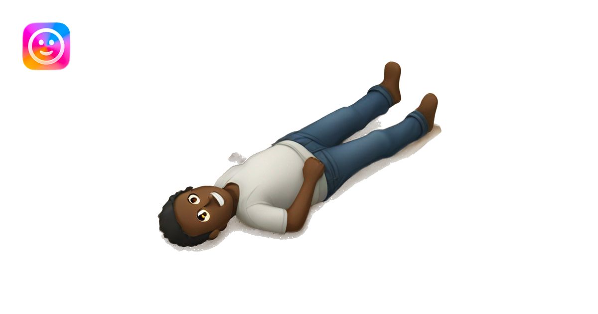 person laying on the floor emoji | AI Emoji Generator