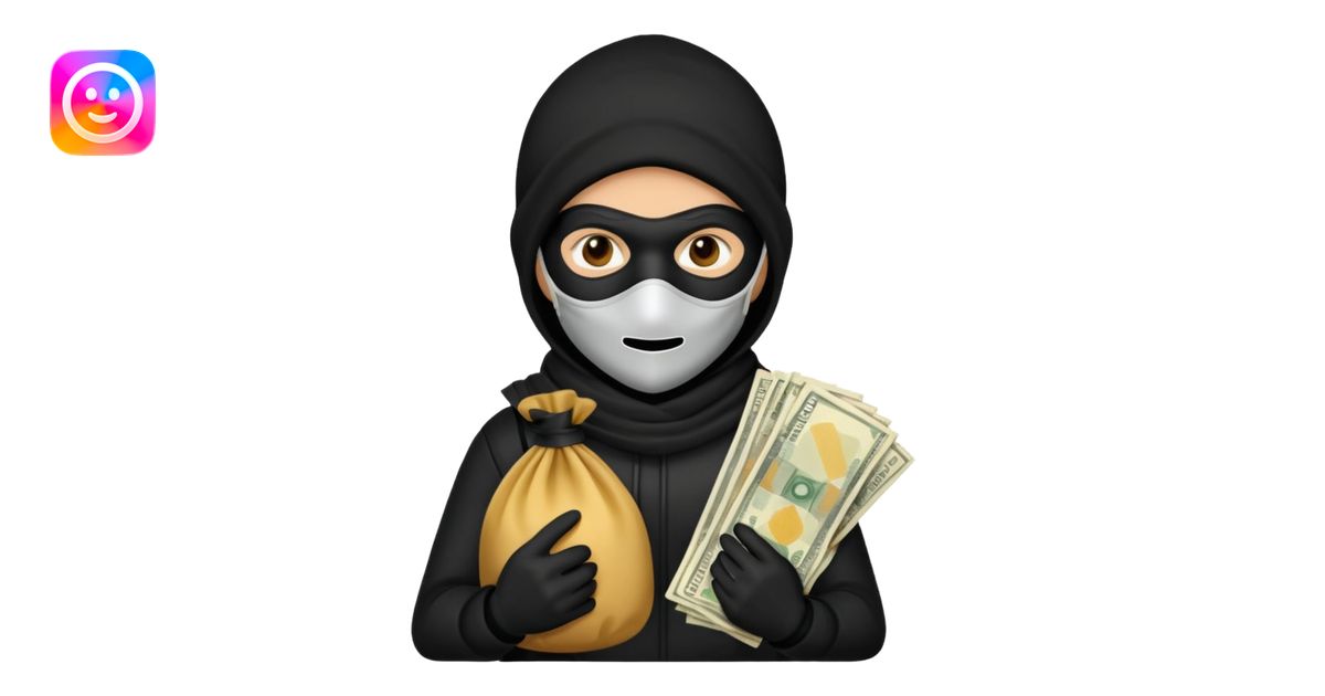 A theif robber emoji emoji | AI Emoji Generator