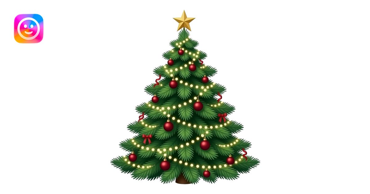 ultra realistic detailed dark green christmas tree with burgundy ...