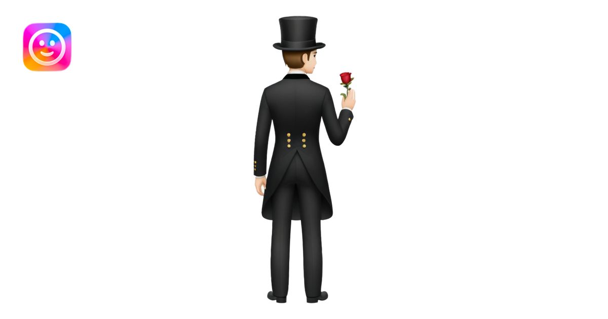 classic 19th century man in formal attire and top hat, full body ...