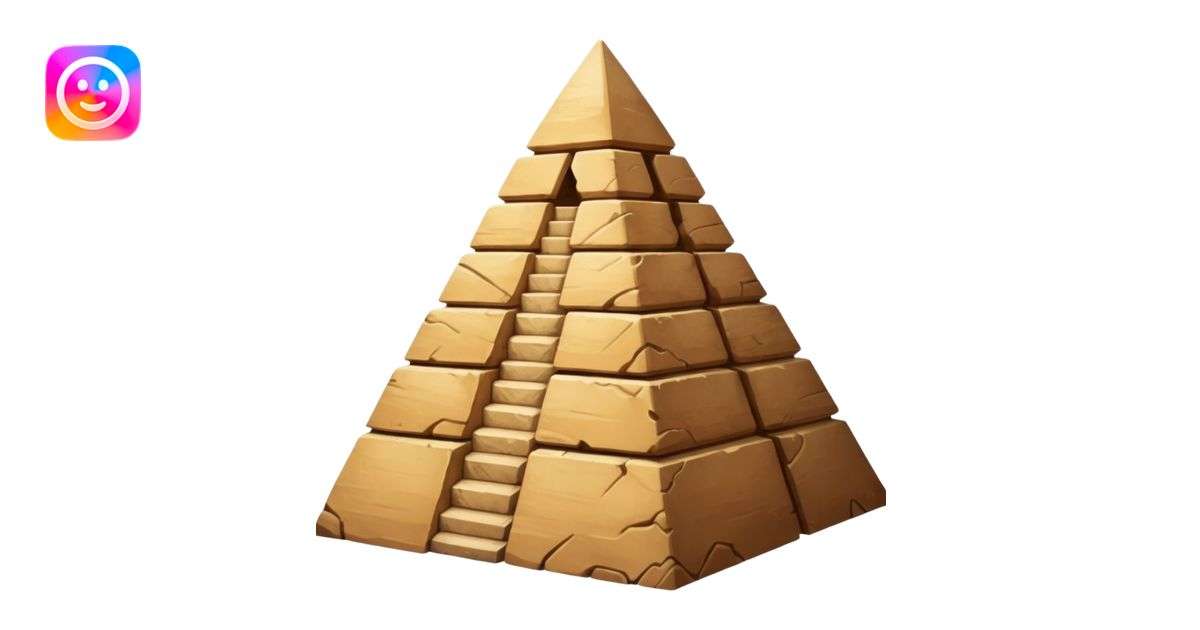 do a pyramide like egypte pyramide emoji | AI Emoji Generator
