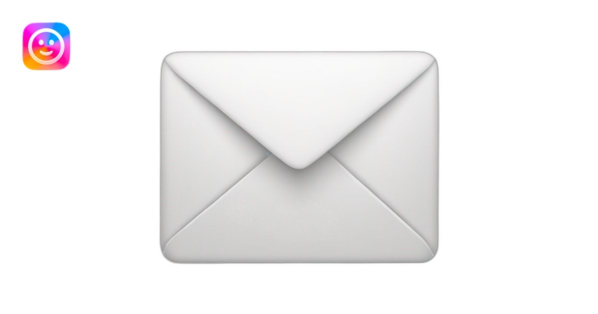 email logo all white emoji | AI Emoji Generator