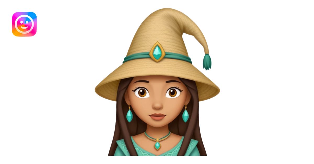 Disney raya with her pointed hat emoji | AI Emoji Generator