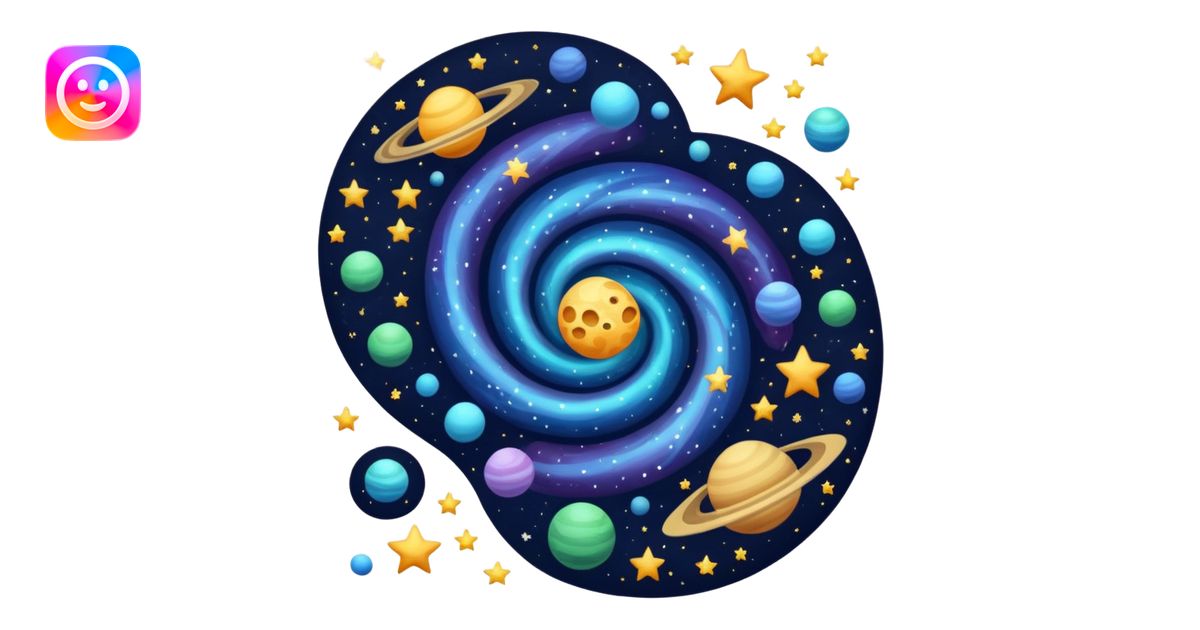 The universe emoji | AI Emoji Generator