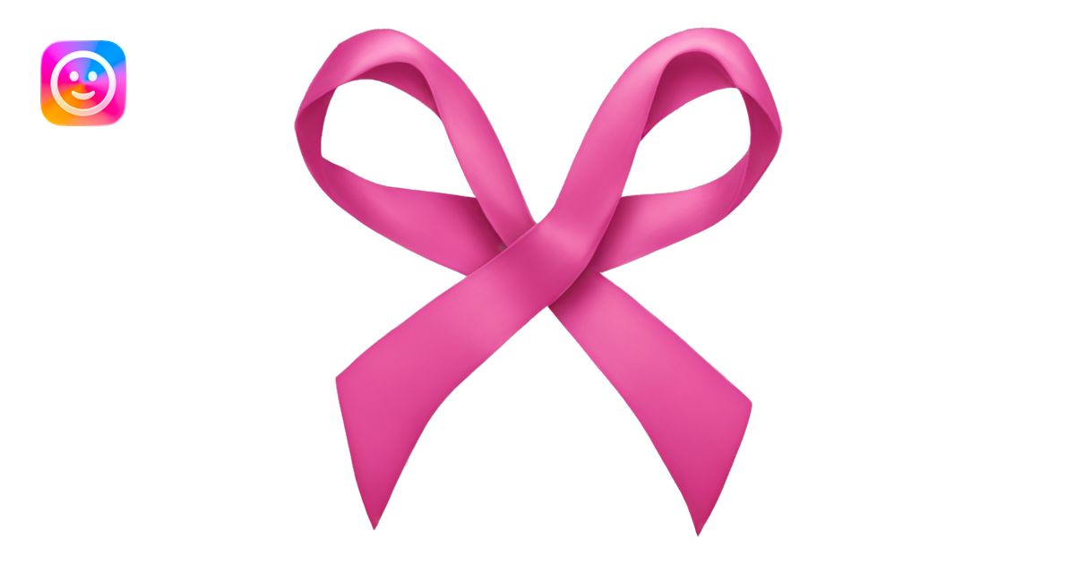 coquette pink ribbon emoji | AI Emoji Generator