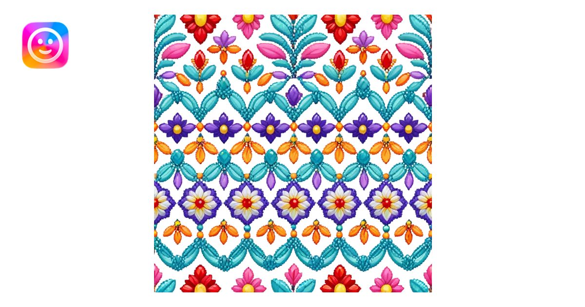 Create an icon that represents the hobby of beadwork. The design should ...