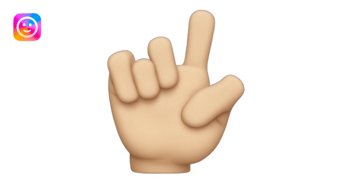 hand with two thumbs emoji | AI Emoji Generator