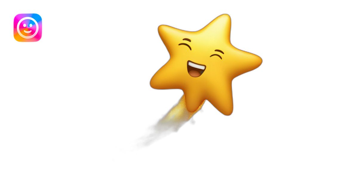 Shooting Star emoji | AI Emoji Generator