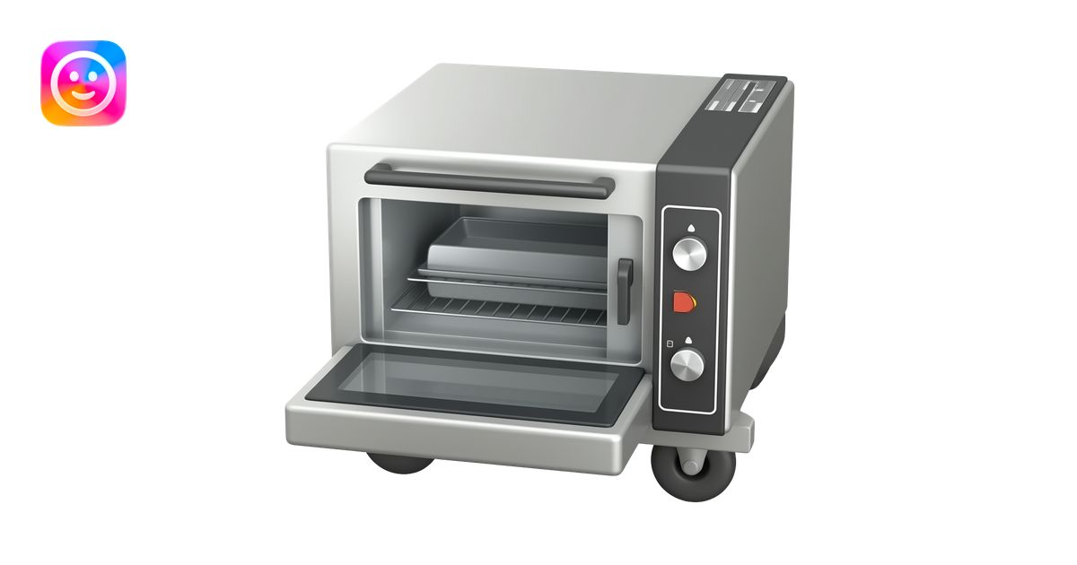 Commercial grade, compact, convection oven, conveyor belt. emoji | AI ...