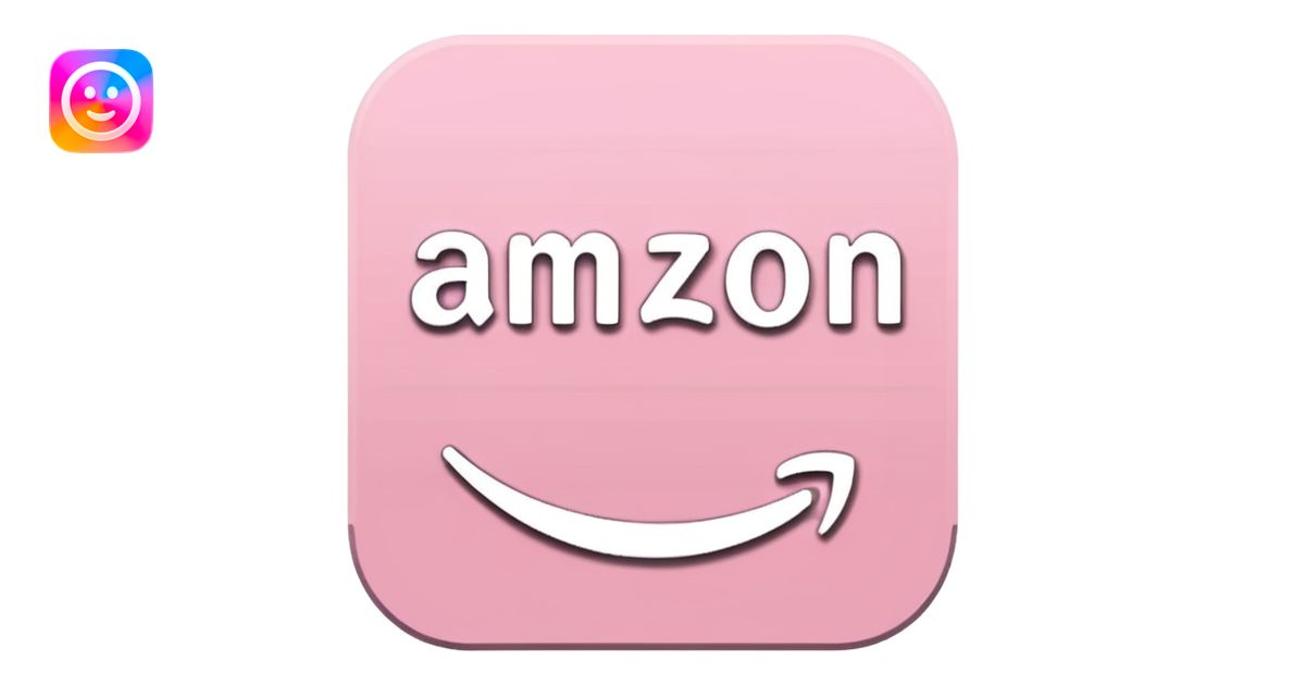 amazon prime video aesthetic logo in pastel pink emoji | AI Emoji Generator