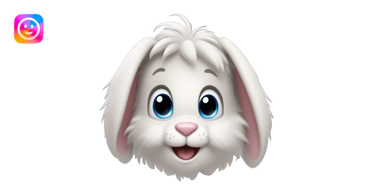 Super happy bunny emoji | AI Emoji Generator