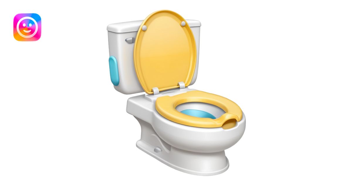Potty trainer without lid and without face emoji | AI Emoji Generator