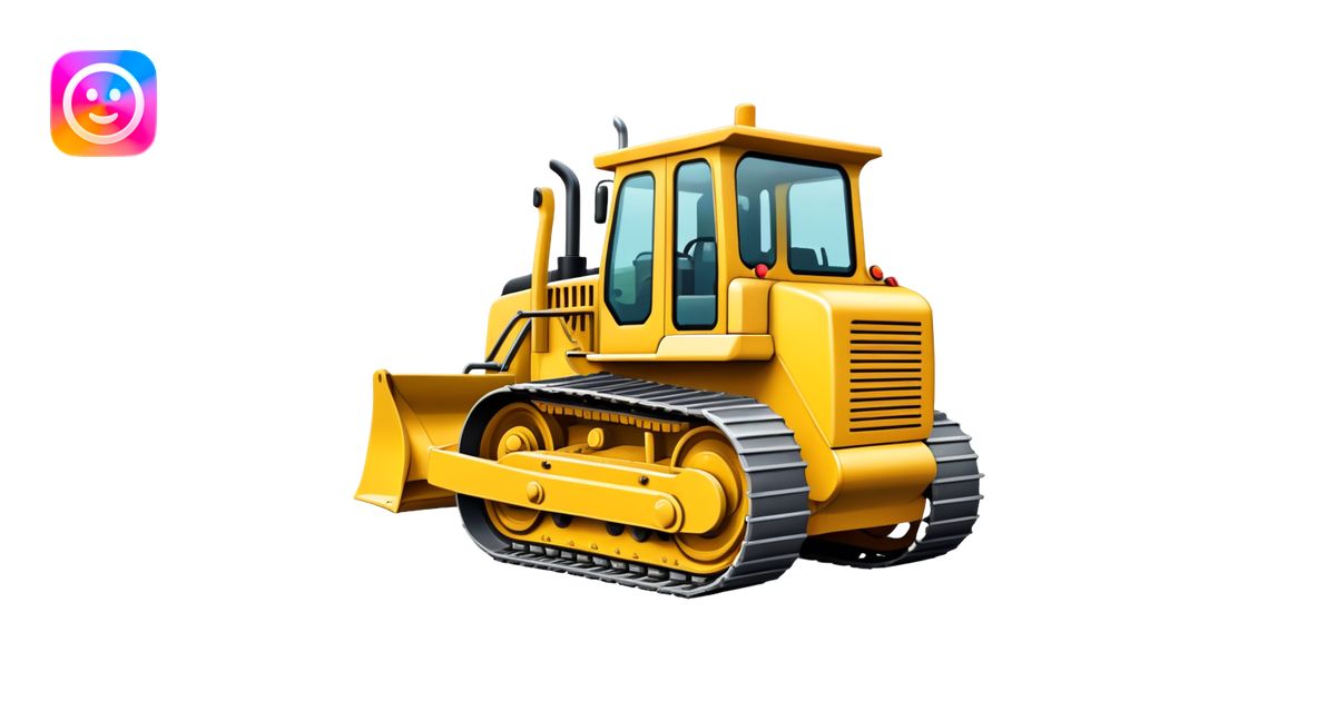 Bulldozer emoji | AI Emoji Generator