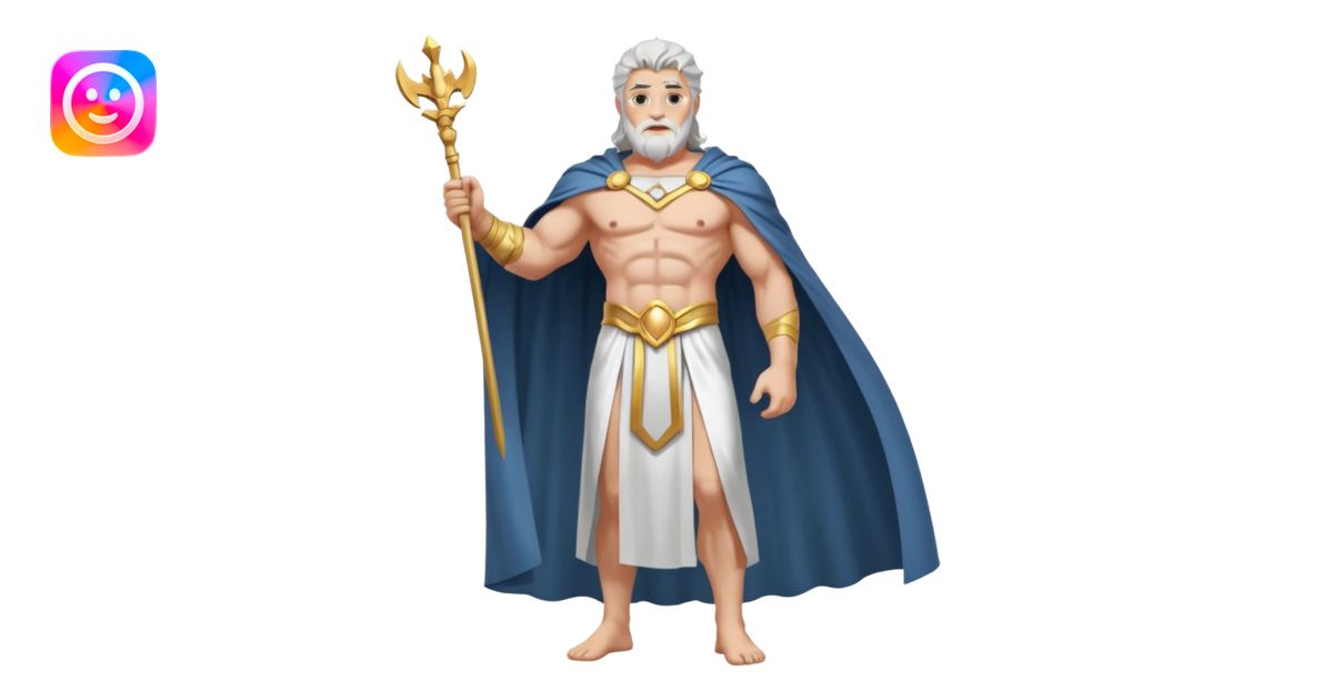 fullbody silverhair shirtless god ZEUS, white robe over shoulder and ...