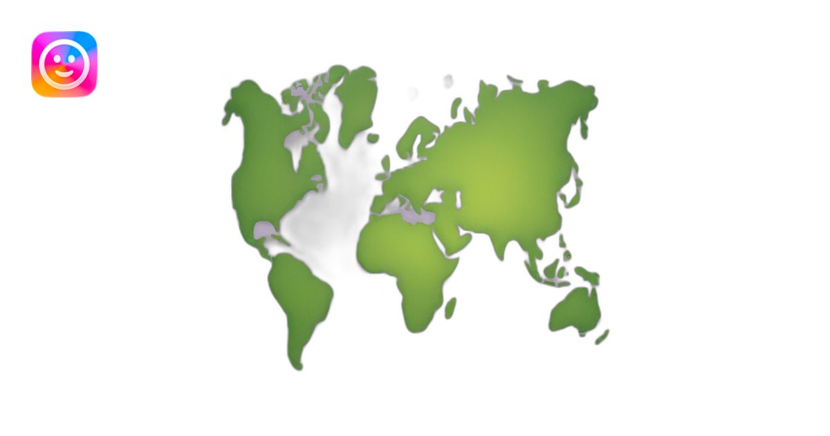 world map emoji | AI Emoji Generator