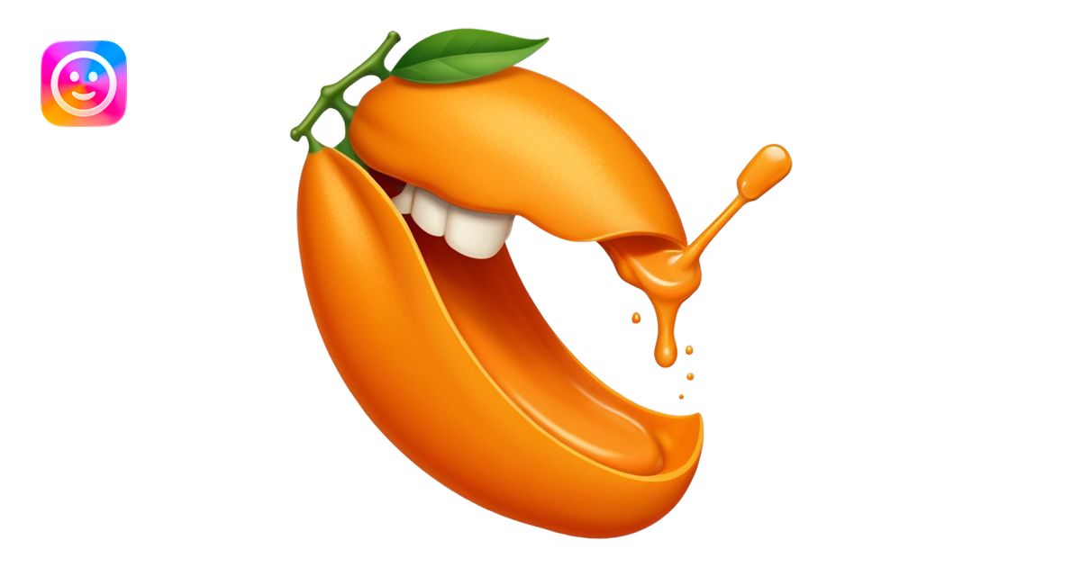 maracuja lip product from tarte cosmetics emoji | AI Emoji Generator