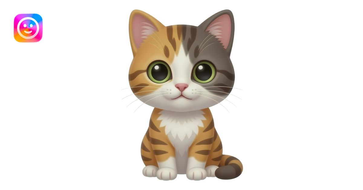 Kitten emoji | AI Emoji Generator