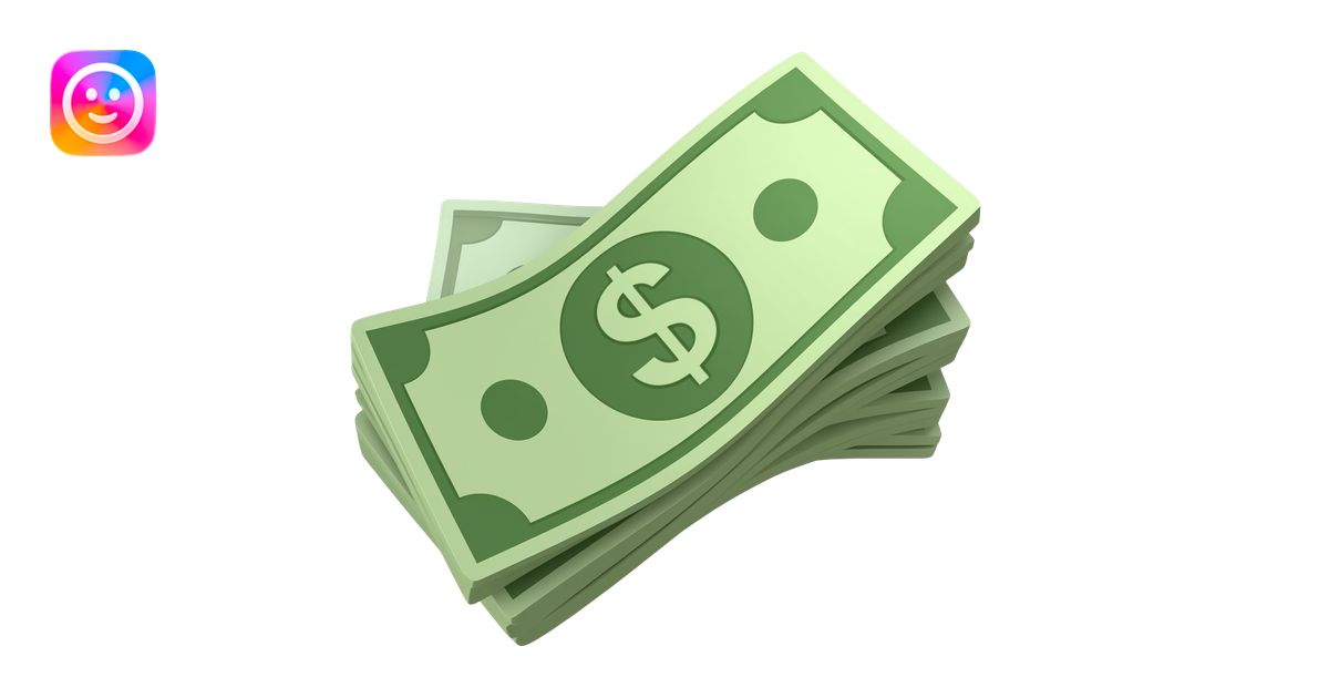 money emoji | AI Emoji Generator