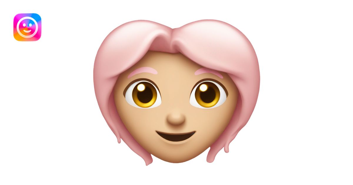 Light pink heart emoji | AI Emoji Generator