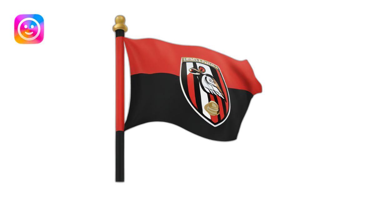 Drapeau de l’OGC Nice emoji | AI Emoji Generator