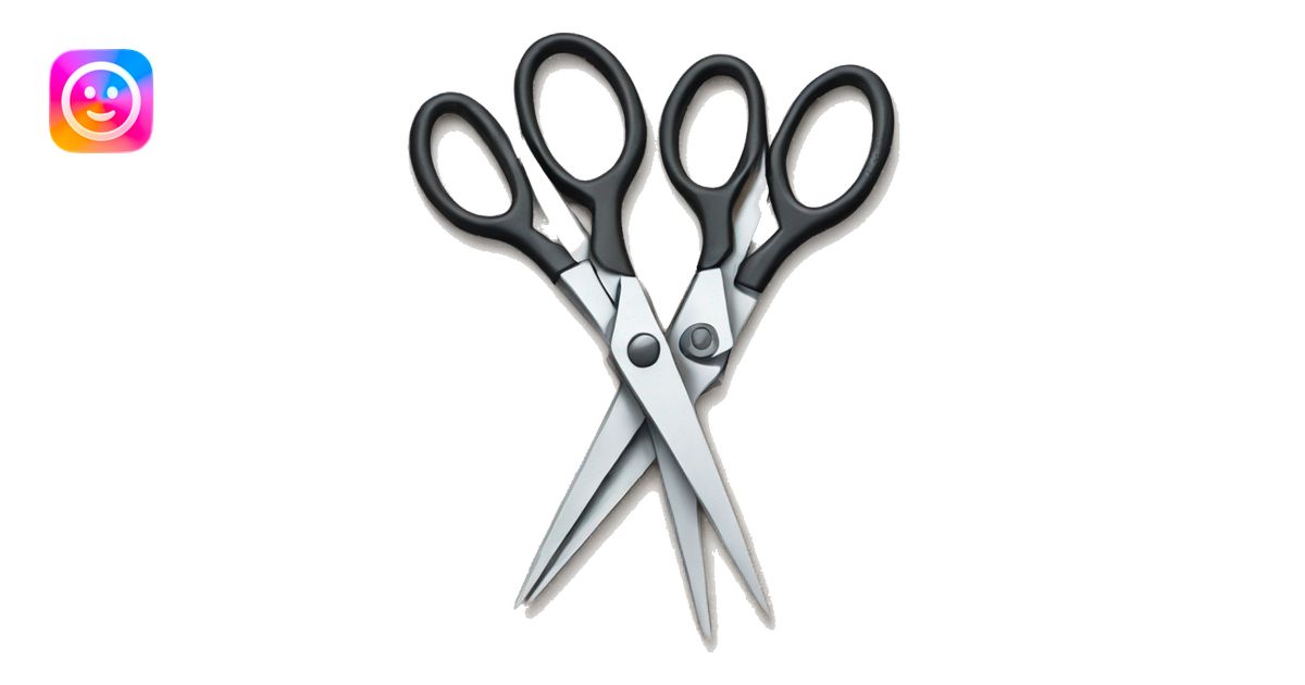 two scissors scissorin emoji | AI Emoji Generator