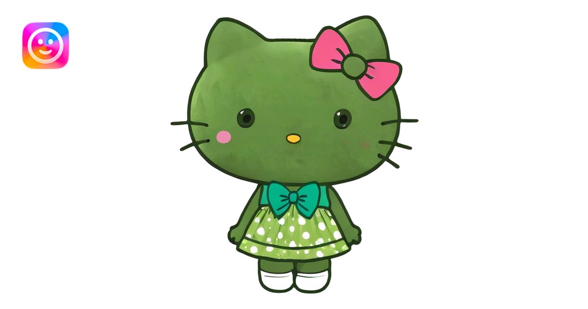 Hello kitty meme | AI Emoji Generator