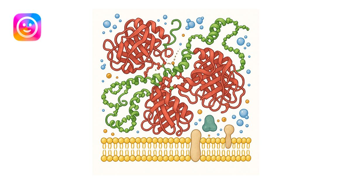 Ultra-realistic scientific illustration of enzymatic starch digestion ...