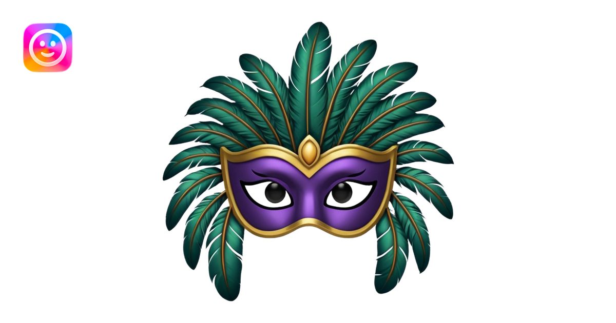 feather mask emoji | AI Emoji Generator