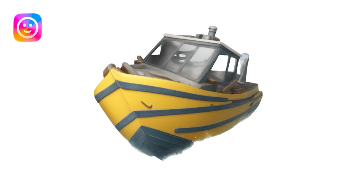 sinking speedboat emoji | AI Emoji Generator