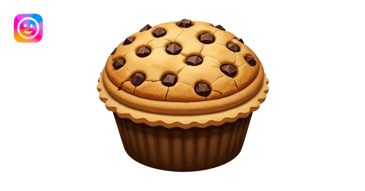Baking community humanless avatar in clean emoji-style illustration ...