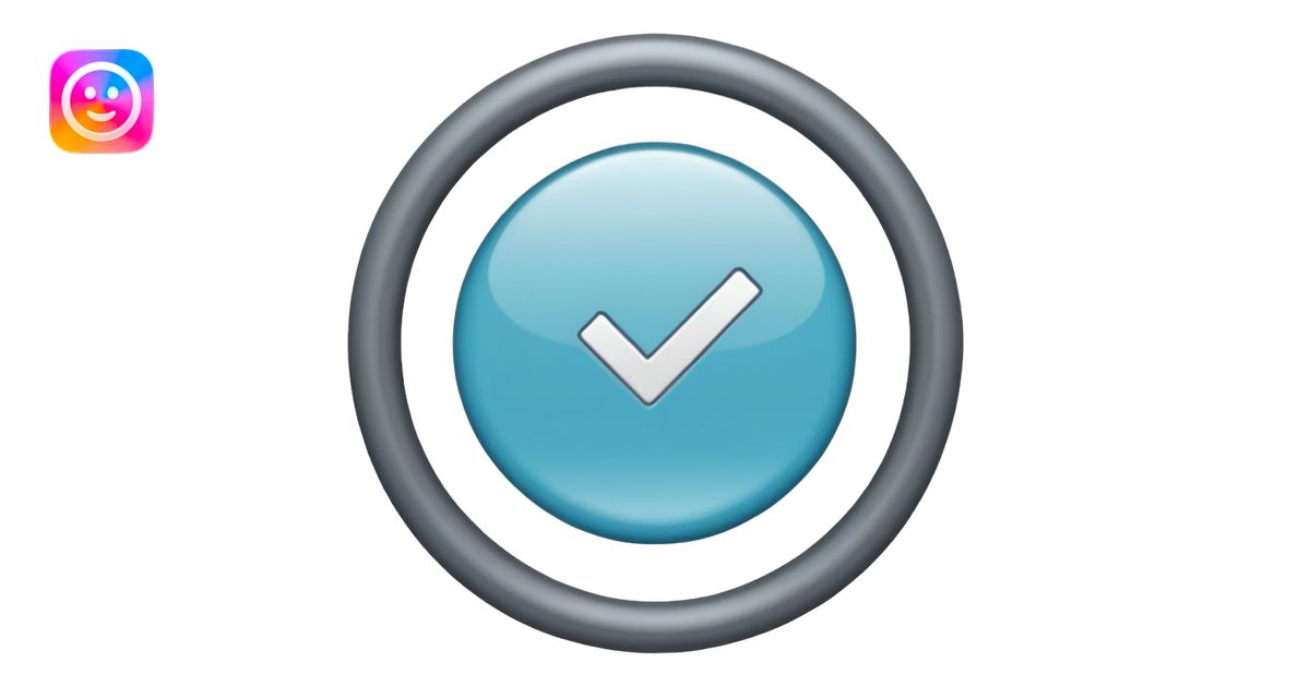 un icono de marca de verificación un 