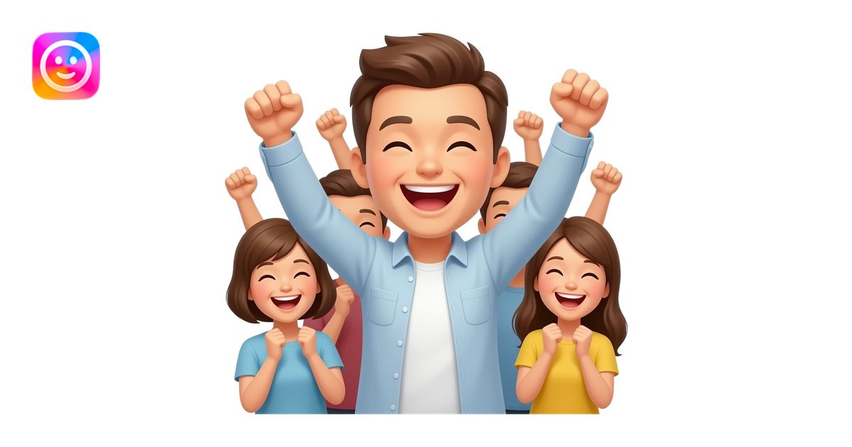 [ everyone liked that ] emoji | AI Emoji Generator