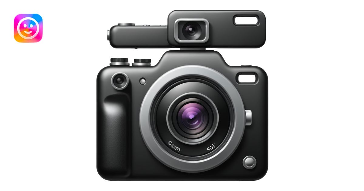camera emoji | AI Emoji Generator