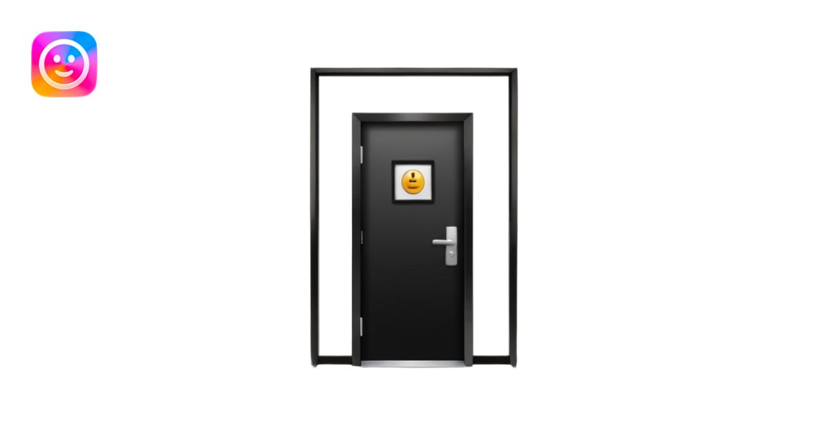 hotel room door modern hallway emoji | AI Emoji Generator