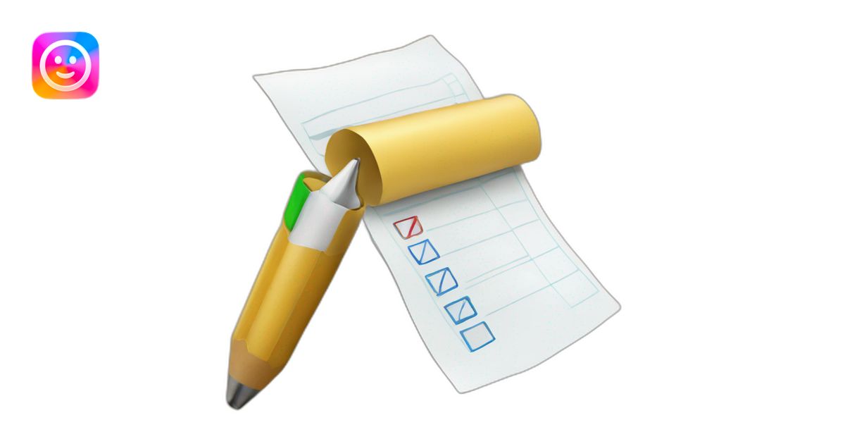 check list emoji | AI Emoji Generator