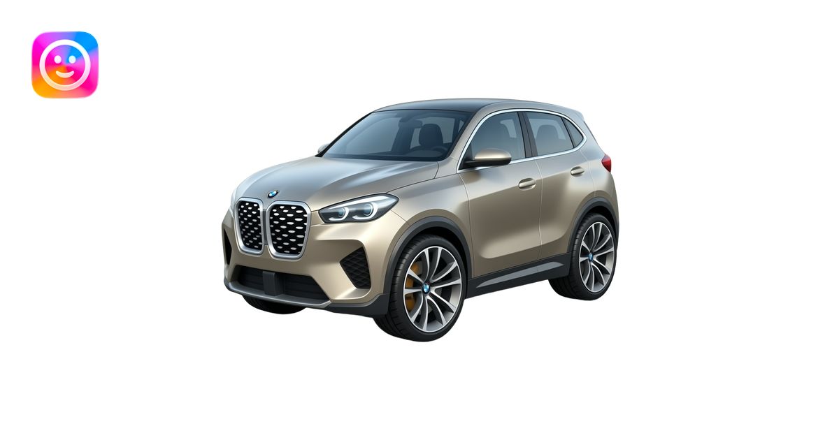 BMW Concept 6-Wheeled Car (Right Car) (2027) emoji | AI Emoji Generator