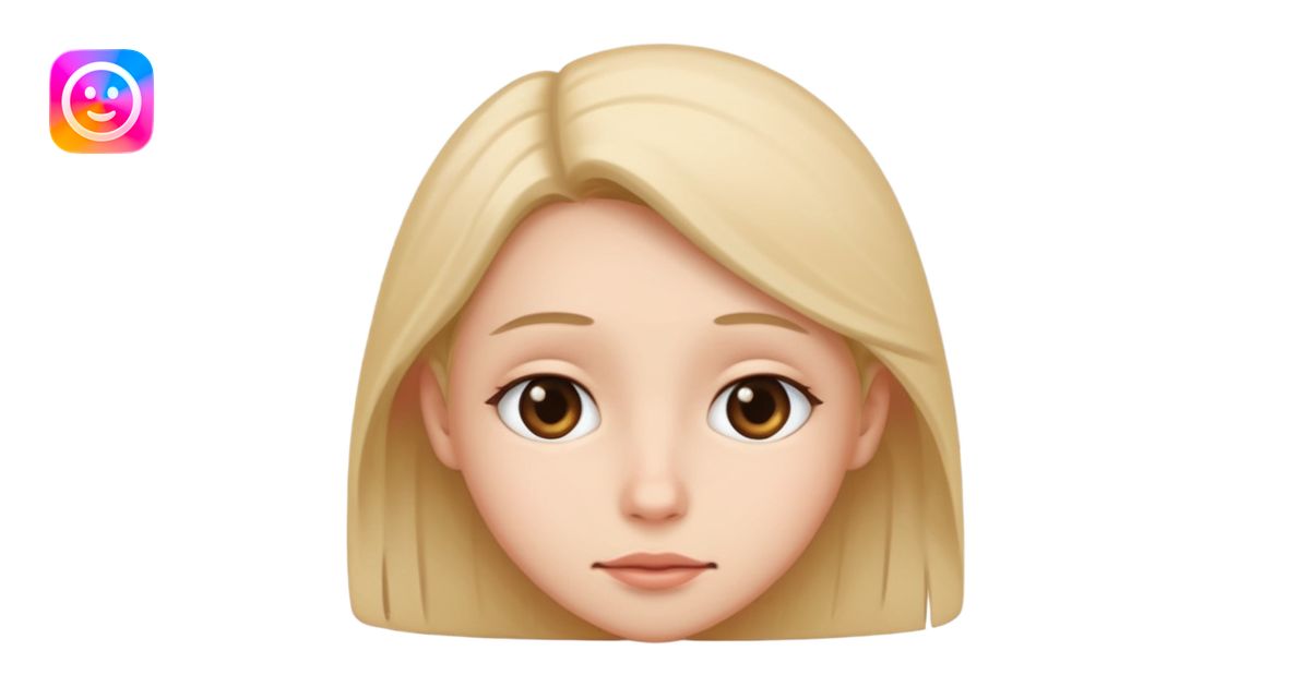 Make a cute shy 😌 in this face emoji | AI Emoji Generator
