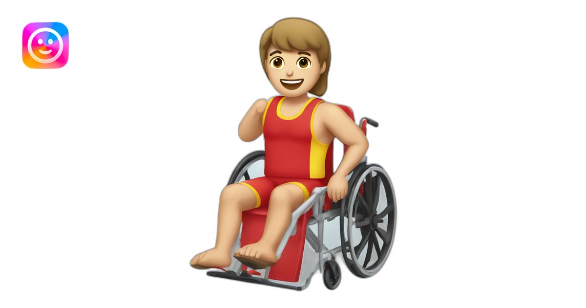 Disabled lifeguard emoji | AI Emoji Generator