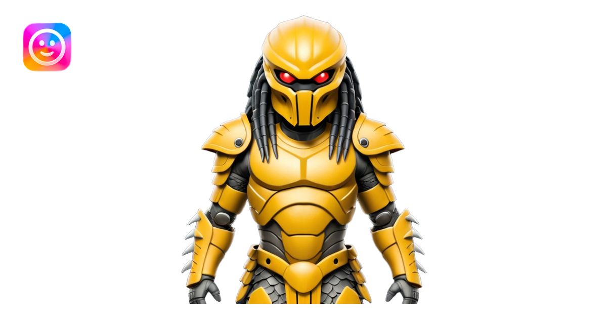 Predator from movie predator with armor emoji | AI Emoji Generator