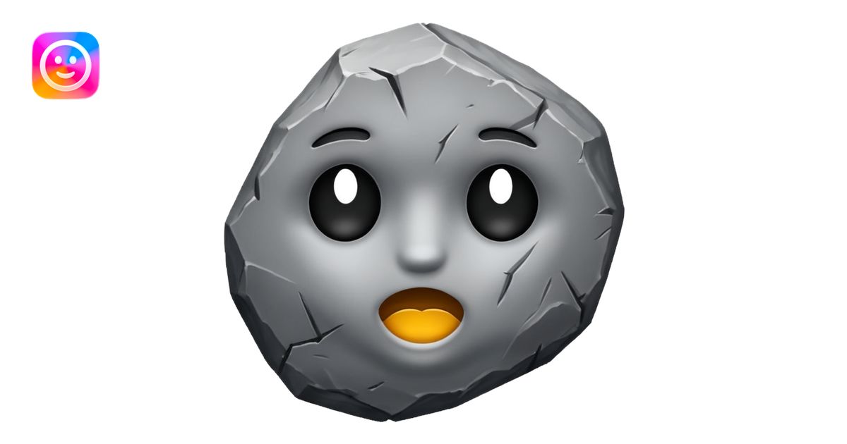 generate me a simple rock emoji | AI Emoji Generator