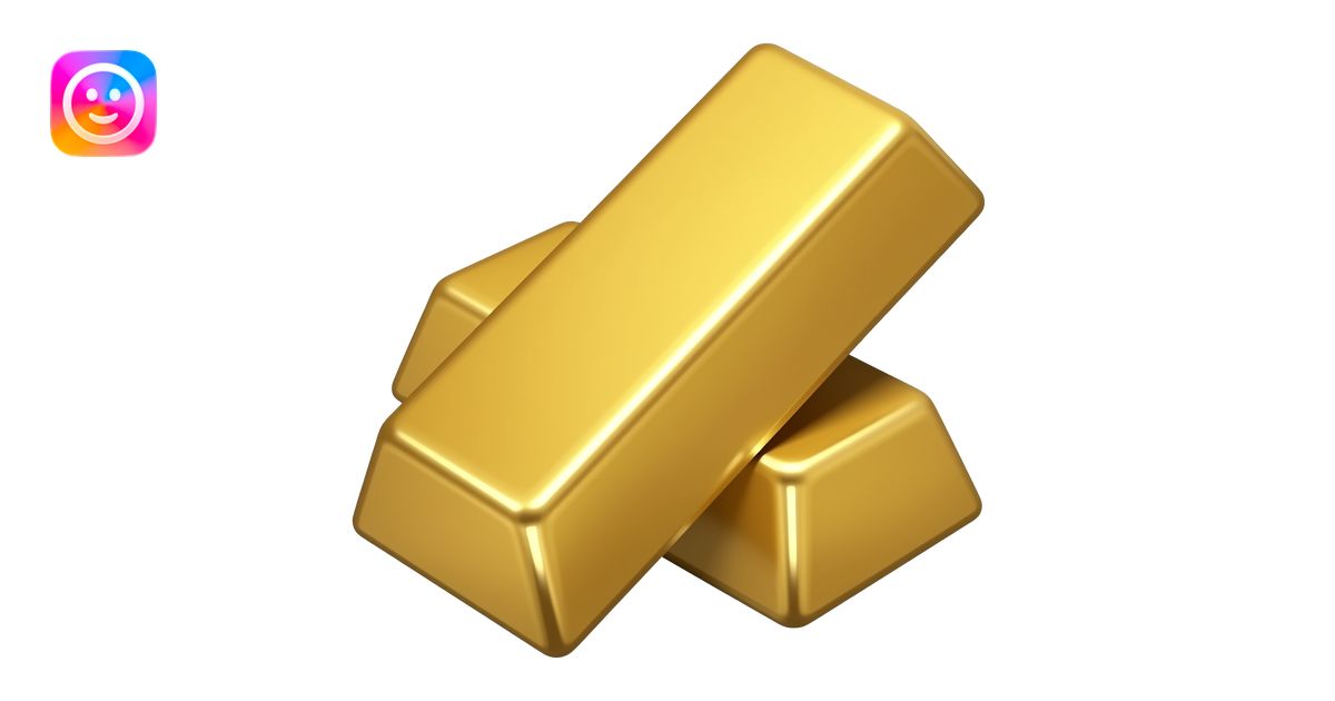 Gold bar emoji | AI Emoji Generator