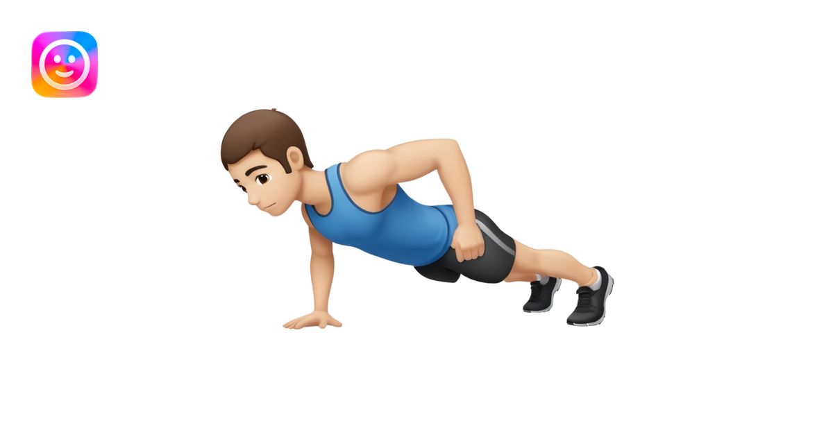 Pushup emoji | AI Emoji Generator