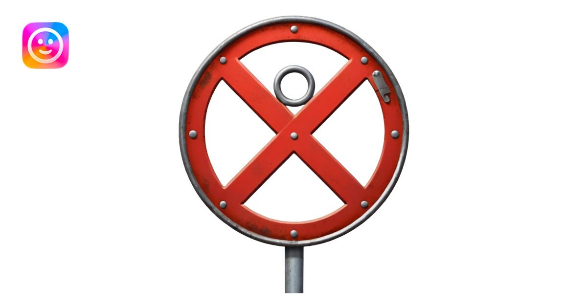 mac os metal mute no sound 🔇 stop sign emoji | AI Emoji Generator