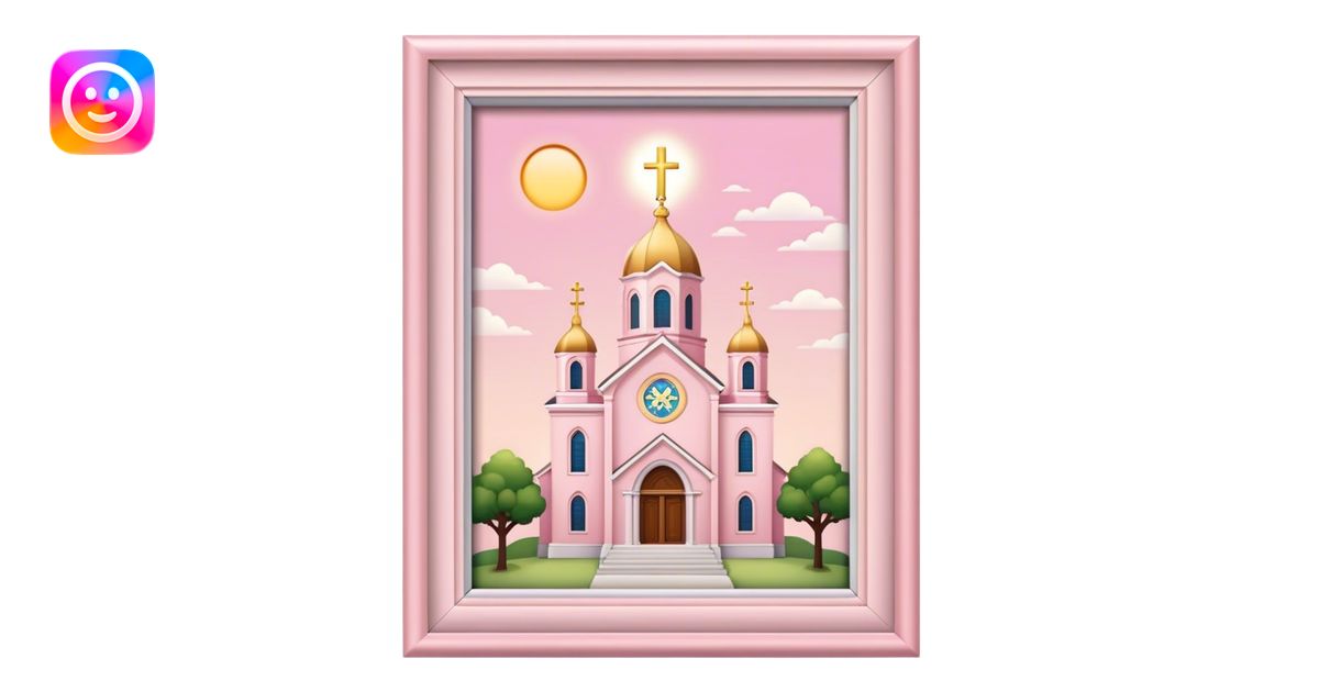 light pink holy church emoji | AI Emoji Generator