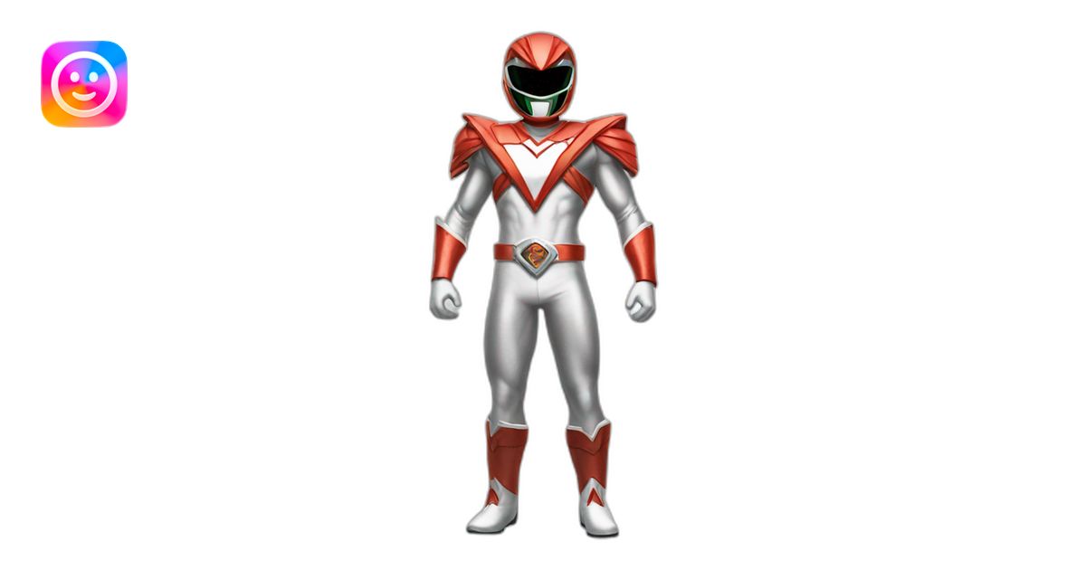 diamond power ranger full body emoji | AI Emoji Generator
