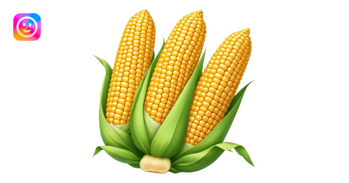Full corn on the cob emoji | AI Emoji Generator