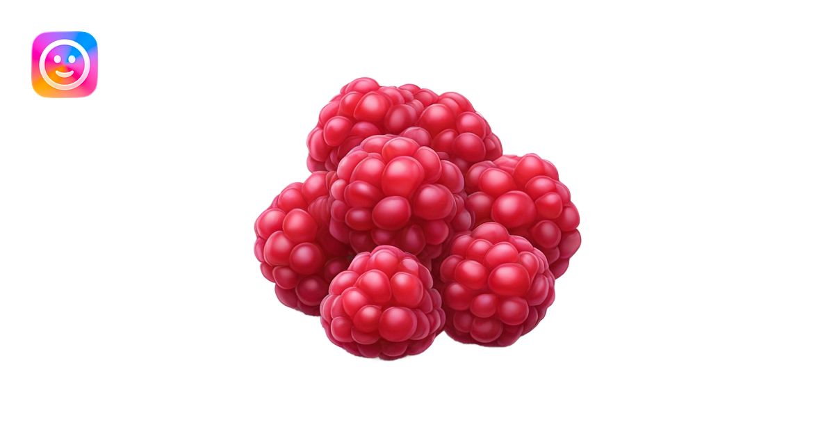 Raspberry emoji | AI Emoji Generator